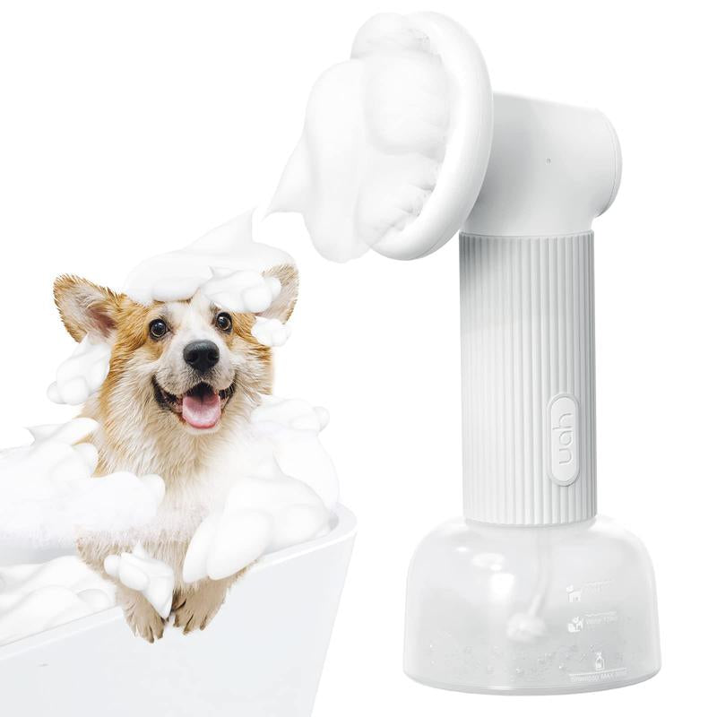 Transform Bath Time into a Fun Adventure with the Uahpet Auto-Foaming Dog Bath Brush - Effortless Cleaning for Happy Pups!