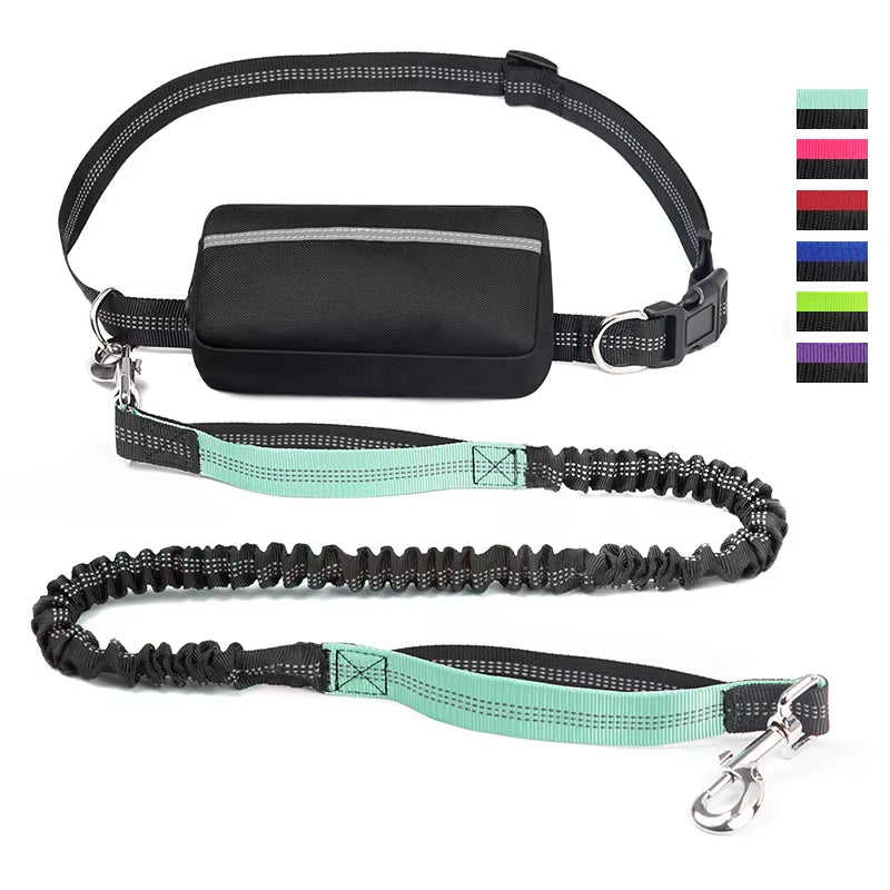 Enjoy Hands-Free Adventures with Our Adjustable Dog Leash – Perfect for Walking, Running, and Jogging!