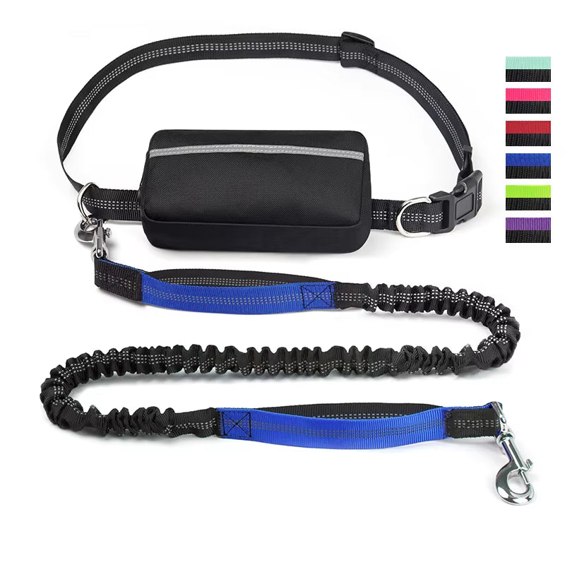 Enjoy Hands-Free Adventures with Our Adjustable Dog Leash – Perfect for Walking, Running, and Jogging!