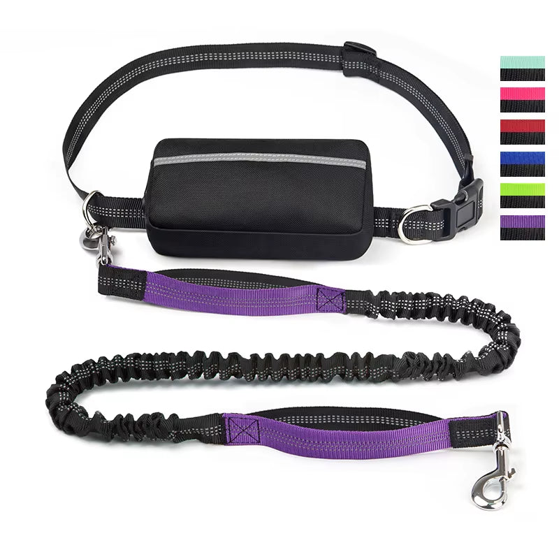 Enjoy Hands-Free Adventures with Our Adjustable Dog Leash – Perfect for Walking, Running, and Jogging!