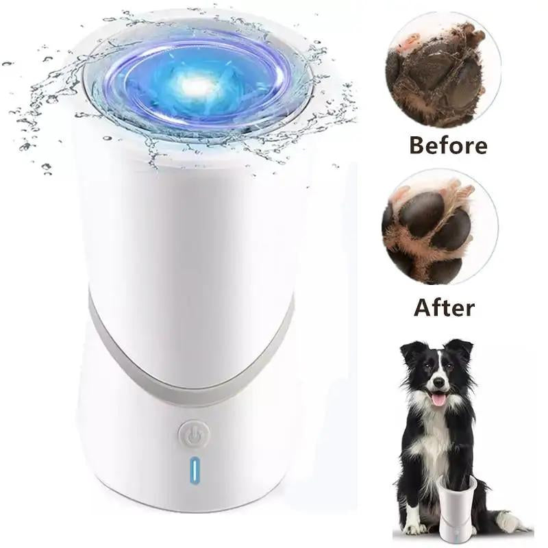 Effortless Dog Paw Cleaning: Portable Automatic Silicone Foot Washer for Small & Medium Dogs
