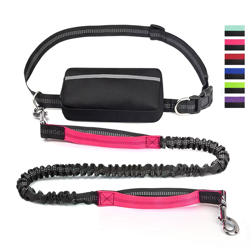 Enjoy Hands-Free Adventures with Our Adjustable Dog Leash – Perfect for Walking, Running, and Jogging!