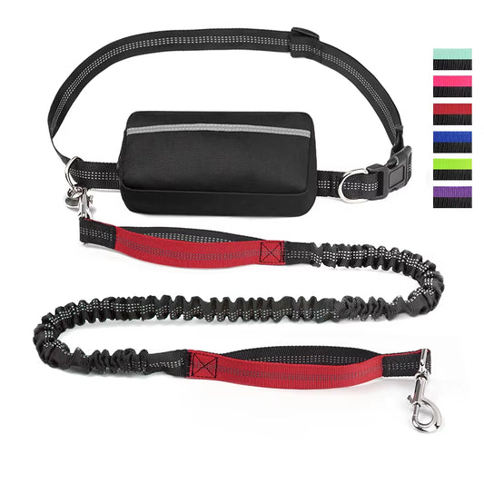 Enjoy Hands-Free Adventures with Our Adjustable Dog Leash – Perfect for Walking, Running, and Jogging!