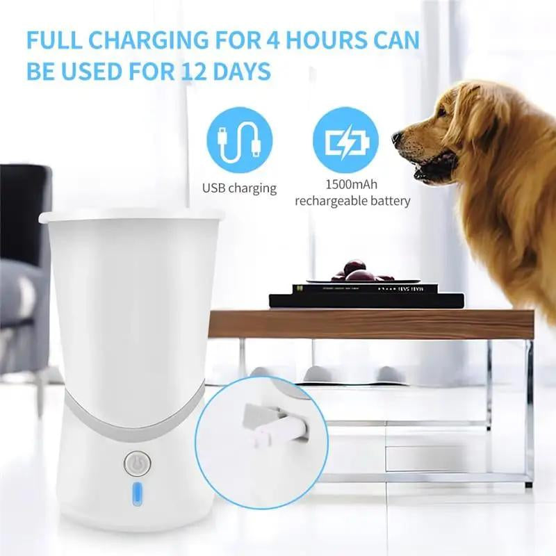 Effortless Dog Paw Cleaning: Portable Automatic Silicone Foot Washer for Small & Medium Dogs